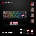 FANTECH MK920 MAXFIT6 Mechanical Gaming Keyboard | Black, White Switch, Wireless, ARGB Tri-Mode