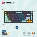 Fantech ATOM81 MK875V2 Navy Blue | Red Switch | Mechanical Gaming Keyboard