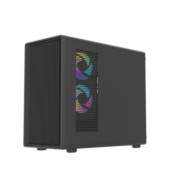 DarkFlash DB460M Black Micro-ATX Case | Compact Gaming PC Case - Image 3