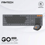 FANTECH WK895 GO Pop Wireless Keyboard & Mouse Combo | Black, Arabic Keys