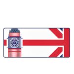 Fantech ATO MP905 Vibe Edition London Tour Desk Mat | XL Gaming Mouse Pad