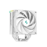 DEEPCOOL AK400 WH Digital CPU Air Cooler – White Edition with LCD Monitoring