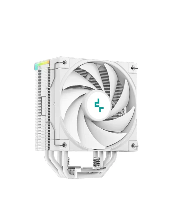 DEEPCOOL AK400 WH Digital CPU Air Cooler – White Edition with LCD Monitoring