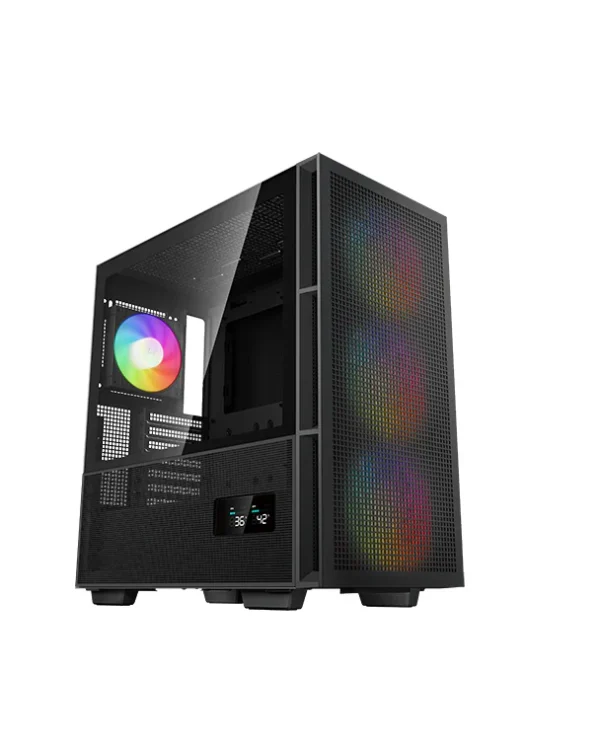 DEEPCOOL CH560 Digital E-ATX 4F RGB Black PC Case – High-Performance Gaming Chassis