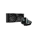 DEEPCOOL Mystique 240 AIO Liquid CPU Cooler – 240mm ARGB with 2.8" TFT LCD Screen