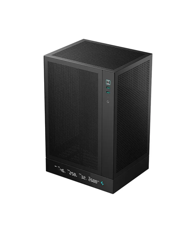 DEEPCOOL CH170 Digital Portable High-Airflow M-ITX PC Case – Compact Gaming Chassis