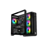 GAMEON Elite ARGB Gaming Case GO-INFINITY-M – Mid Tower, High Airflow, Customizable Lighting