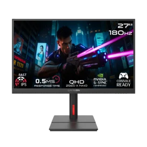 GAMEON GOML27QHD180IPS Midnight Signature 27" QHD Mini LED Gaming Monitor – 180Hz, 0.5ms MPRT, Fast IPS, HDMI 2.1, PS5 Support – Black