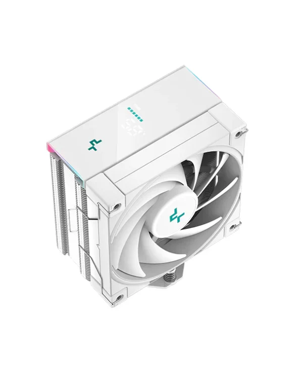 DEEPCOOL AK400 WH Digital CPU Air Cooler – White Edition with LCD Monitoring - Image 2