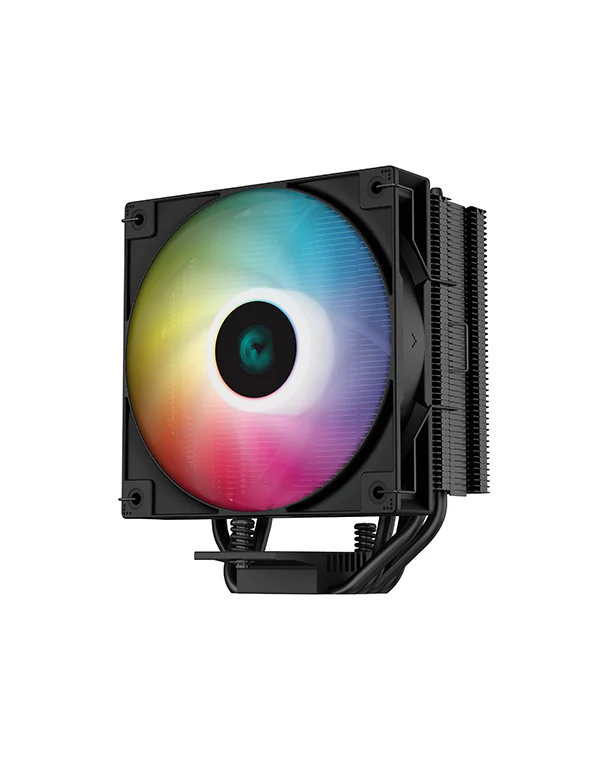 DEEPCOOL AG400 BK ARGB V2 CPU Air Cooler – Black Edition with 4 Heat Pipes & ARGB Lighting - Image 2