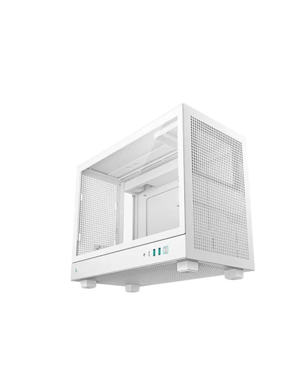 DEEPCOOL CH160 Plus White Micro-ATX PC Case – Compact Gaming Chassis - Image 2