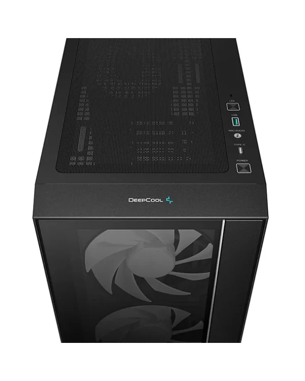 DEEPCOOL MATREXX 55 V4 TG ATX Mid-Tower PC Case – 4× Pre-Installed RGB Fans, Tempered Glass, USB Type-C - Image 3