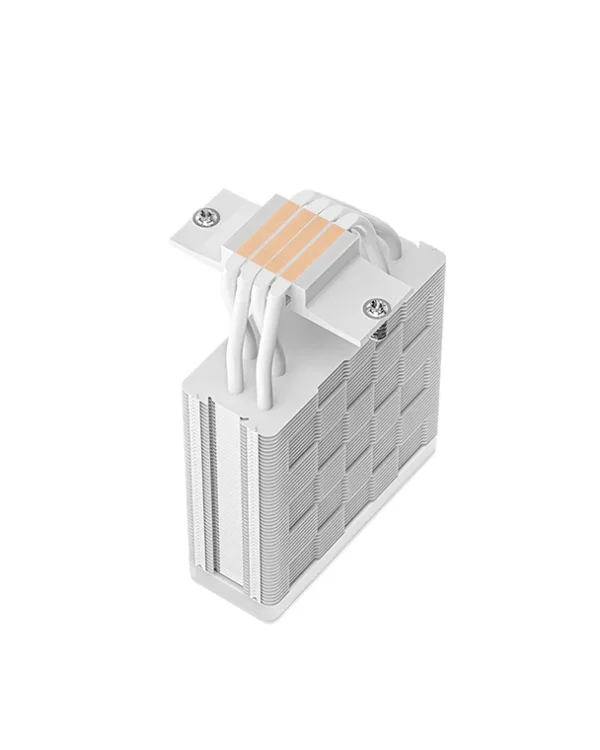 DEEPCOOL AG400 WH ARGB V2 CPU Air Cooler – White Edition with 4 Heat Pipes & ARGB Lighting - Image 3