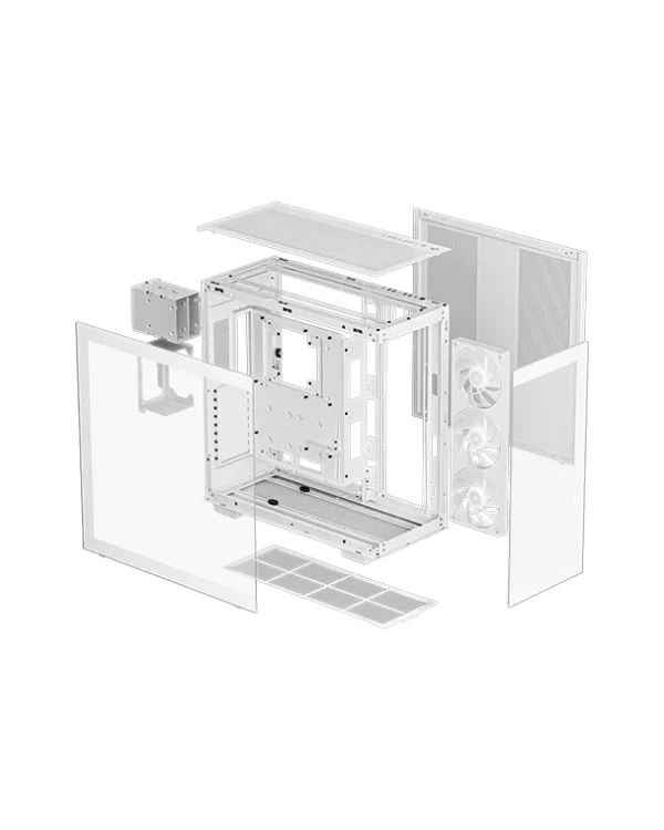 DEEPCOOL CH780 White PC Case – Full-Tower Gaming Case with RGB Support - Image 4