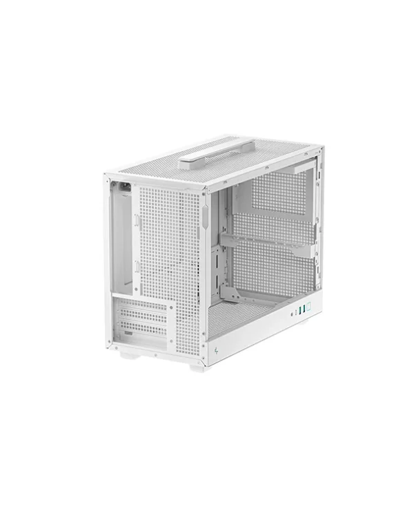 DEEPCOOL CH160 Plus White Micro-ATX PC Case – Compact Gaming Chassis - Image 4