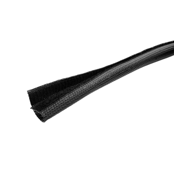 GAMEON GO-5374 Flexible Cable Wrap Sleeve with Hook & Loop Fastener – Black, 85mm Width - Image 3