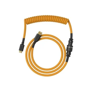 Glorious GMMK Coiled Cable – Glorange (New PKG) | Premium Mechanical Keyboard Cable