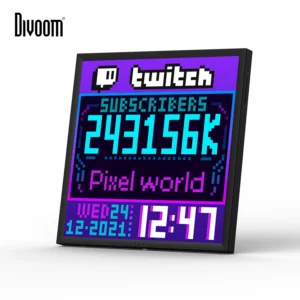 Divoom Pixoo 64 | WiFi-Enabled 64x64 Digital Pixel Art Frame