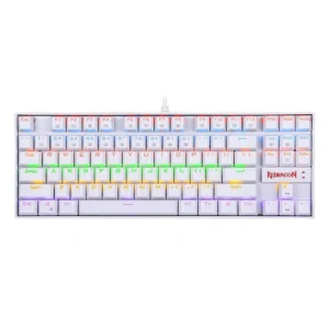 Redragon K552W-RGB Kumara Mechanical Gaming Keyboard – White, Wired, RGB Backlight