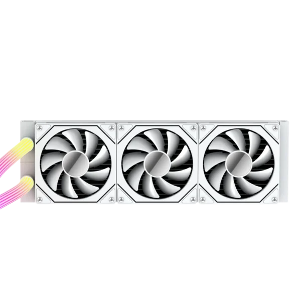 GAMEON Kraken N360 Liquid CPU Cooler – White, RGB, High-Speed Pump, Durable Teflon Tubing - Image 8