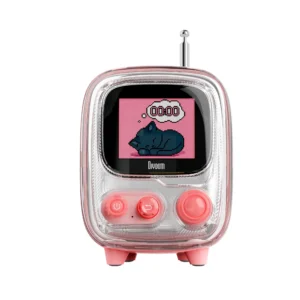 Divoom Tivoo-2 Retro TV Pixel Art Speaker - Pink