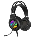 GAMEON GOT100 Ravenstrike RGB Gaming Headset – Black, Surround Sound, Comfortable Fit