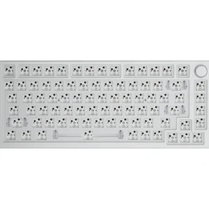 Glorious GMMK Pro 75% Barebone Mechanical Keyboard – White | Hot-Swappable Compact Gaming Keyboard
