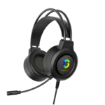 GAMEON GOT101 Shadowfire RGB Gaming Headset – Black, Surround Sound, Comfortable Fit