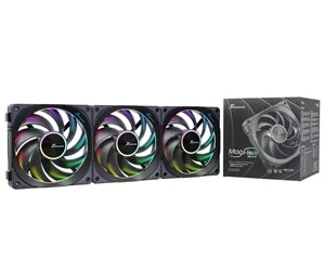 MagFlow ARGB 3-Fan Kit – High-Performance 120mm Addressable RGB Cooling Fans with Daisy-Chain Design