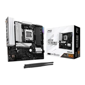 ASRock B850M Pro RS WiFi | AMD AM5 Micro-ATX Motherboard with DDR5, PCIe 5.0 & Wireless Connectivity