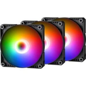 Phanteks SK 140mm PWM Digital RGB Fans – 3-Pack Black High-Performance Cooling