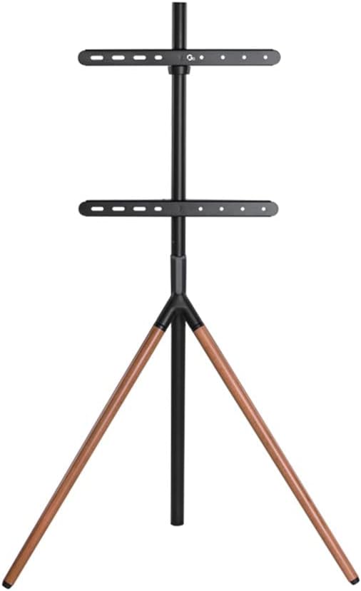 Gadgeton Easel Studio TV Floor Stand for 49"-70" Screens, Grey/Walnut