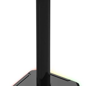 Redragon HA300 Scepter Pro RGB Headset Stand – Backlit Gaming Headphone Stand with USB Hub