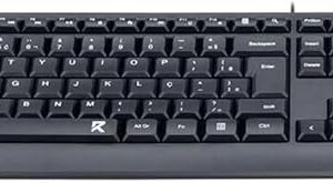 Redragon BK-7092 Wired Office Keyboard – Ergonomic, Quiet & Durable Full-Size Design