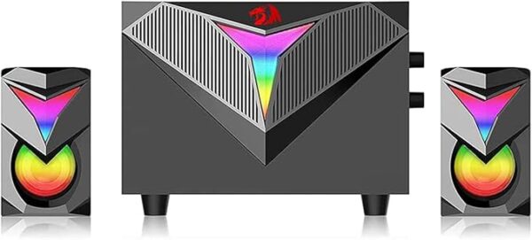 Redragon GS700 Toccata Wired Gaming Speaker – Stereo Desktop Sound with RGB Lighting - Image 2