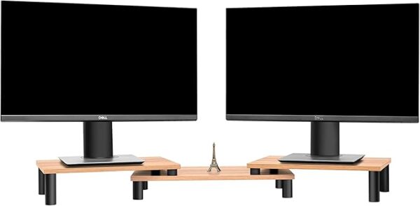 UPERGO ID-42 Solid Wood Monitor Riser & Desk Organizer