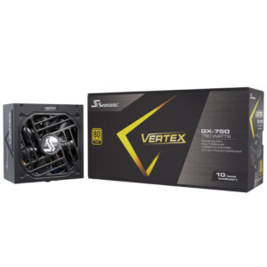Seasonic VERTEX GX – 750W | 80 Plus Gold Fully Modular ATX 3.0 Power Supply