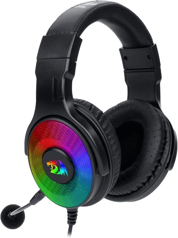 Redragon H350 Pandora RGB Wired Gaming Headset – 50MM Drivers, Detachable Mic, Stereo Surround Sound - Image 3