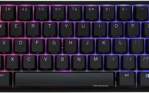 Ducky One 2 Mini – 60% RGB Mechanical Gaming Keyboard, Cherry MX Blue Switches