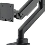 SilverStone SST-ARM14B Single Monitor Arm – Heavy-Duty Gas Spring, Fully Adjustable