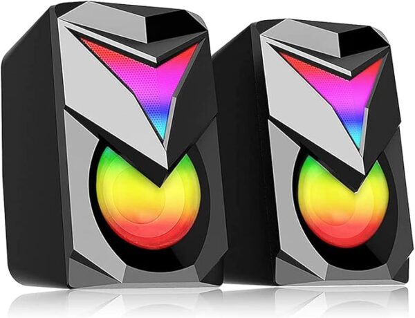 Redragon GS700 Toccata Wired Gaming Speaker – Stereo Desktop Sound with RGB Lighting - Image 3