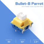 Redragon BULLET-B Mechanical Switch – 24-Pack High-Performance Keyboard Switches