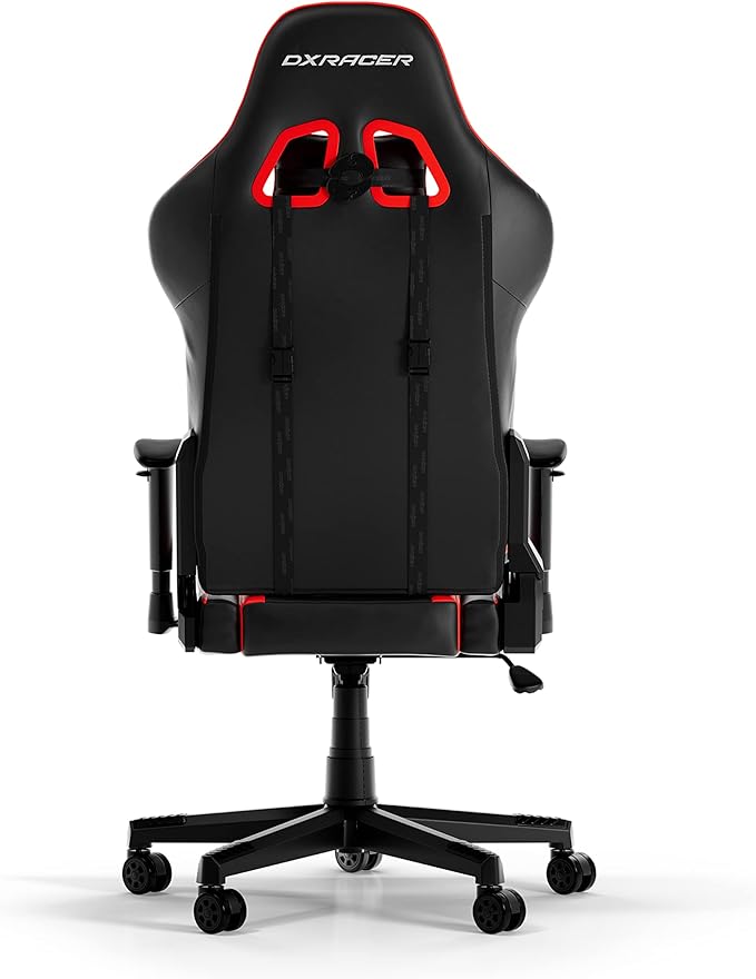 DXRacer P132 Prince Series Gaming Chair | Ergonomic High-Back | Black/Red - Image 3