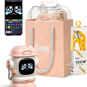 Divoom Dipow 65W GaN Multi-Port Fast Charger - Pink