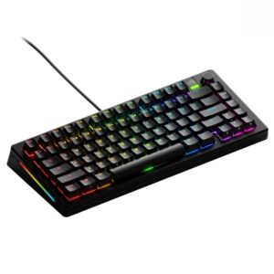 Glorious GMMK 3 75% Prebuilt Wired Keyboard – Black (US Layout) | Hot-Swappable Mechanical Gaming Keyboard