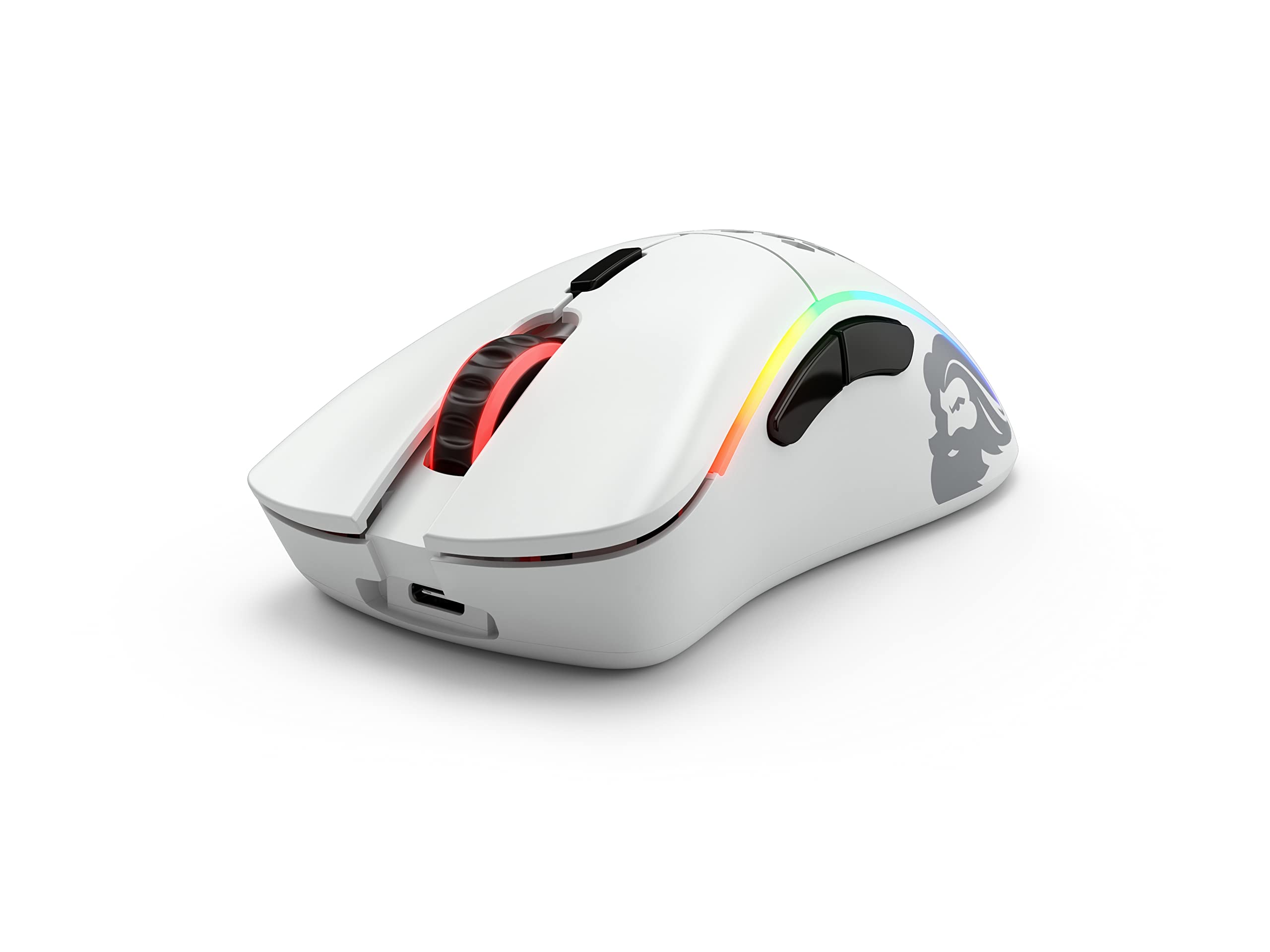 Glorious Model D Wireless Gaming Mouse – Matte White | Ultra-Lightweight Ergonomic Performance