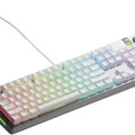 Glorious GMMK 3 PRO 100% Prebuilt Wired Keyboard – Silver (US Layout) | Full-Size Mechanical RGB Gaming Keyboard