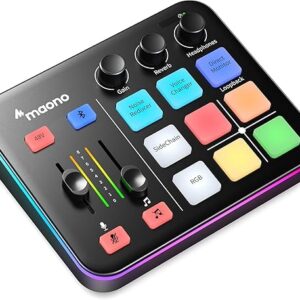 Maonocaster G1 NEO Audio Mixer for Game Streamer – Black