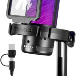 MAONO DM20 GamerWave USB Condenser Gaming Microphone | RGB Lighting | Plug & Play