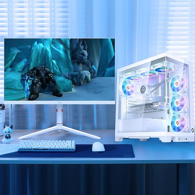 Twisted Minds Frost Series 24" FHD 360Hz 0.5ms Fast IPS HDMI 2.1 Gaming Monitor - White - Image 2